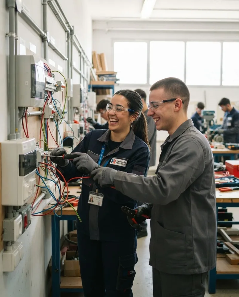 Ejemplo de anuncio de Instagram para una academia de formación en Sabadell